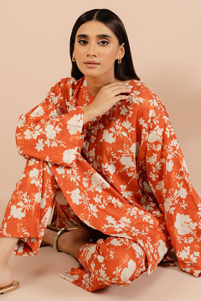 RUSSET CREAM-2 PC (SHIRT & TROUSER)