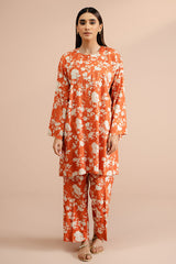 RUSSET CREAM-2 PC (SHIRT & TROUSER)