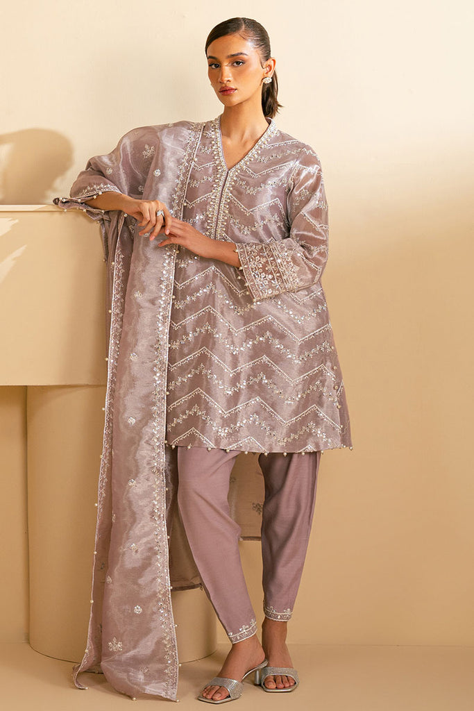 LILAC HAZE-3PC (SHIRT,TROUSER & DUPATTA)