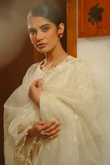 GENTEL GLAZE-3PC (SHIRT, TROUSER & DUPATTA)