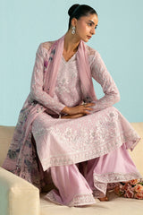 LAVENDER BLING-3PC (SHIRT, TROUSER & DUPATTA)