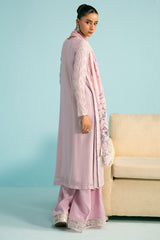 LAVENDER BLING-3PC (SHIRT, TROUSER & DUPATTA)