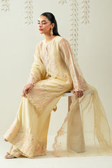 ROSETTE GLOW -3PC (SHIRT, TROUSER & DUPATTA)