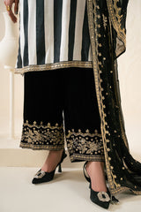 GLIDED GRACE-3PC SILK EMBROIDERED PRET