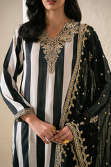 GLIDED GRACE-3PC SILK EMBROIDERED PRET