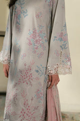 CRYSTAL SPLASH- 3PC EMBROIDERED LAWN SUIT