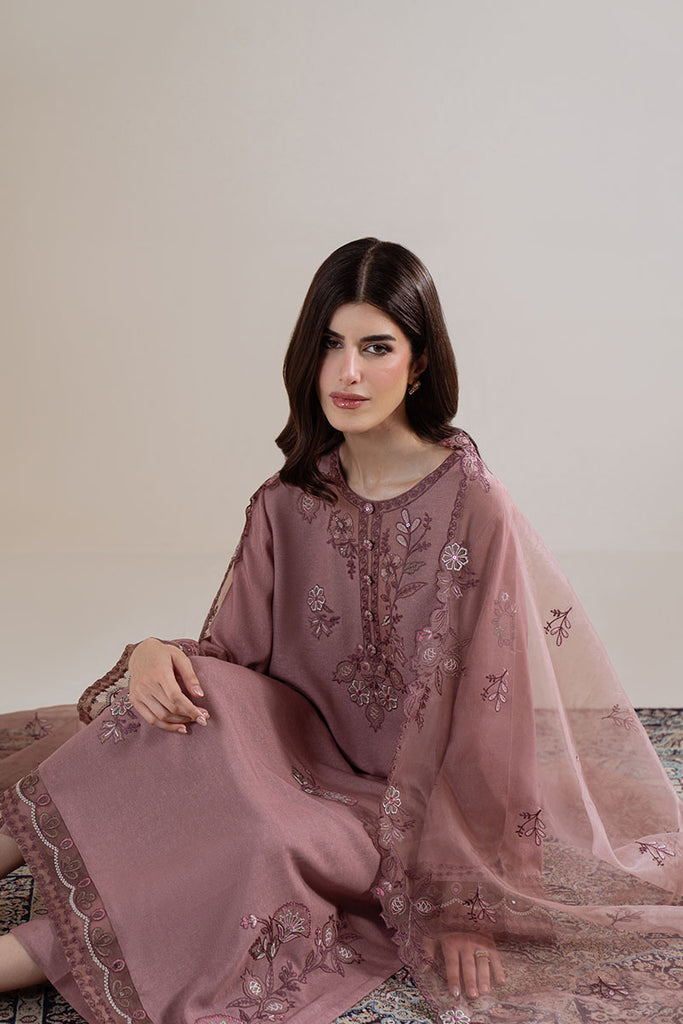 ORCHID DUSK-3PC (SHIRT, TROUSER & DUPATTA)