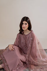 ORCHID DUSK-3PC (SHIRT, TROUSER & DUPATTA)