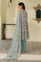 DUSK BLOOM- 3PC EMBROIDERED LAWN SUIT