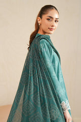 FOREST DEW-3 PIECE PRINTED LAWN SUIT