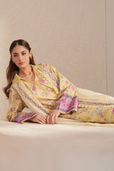 PASTEL BLOOM-3 PIECE PRINTED LAWN SUIT