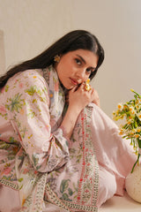CORAL WAVE-3 PIECE PRINTED LAWN SUIT
