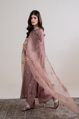 ORCHID DUSK-3PC (SHIRT, TROUSER & DUPATTA)