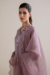 PURPLE HAZE-3PC (SHIRT, TROUSER & DUPATTA)