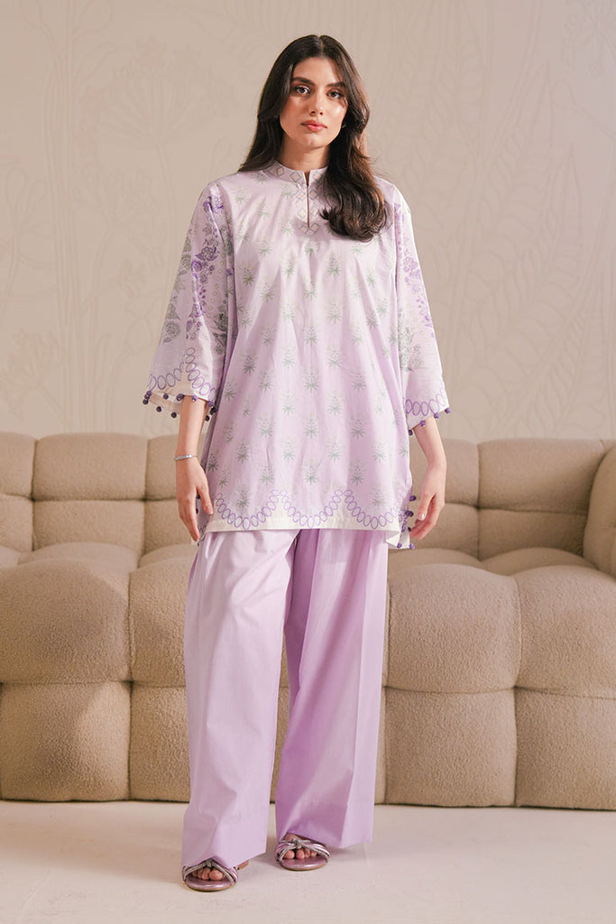 OPULENT ORCHID-2 PIECE PRINTED LAWN SUIT