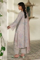 CRYSTAL SPLASH- 3PC EMBROIDERED LAWN SUIT