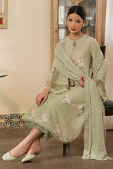 FLORAL HUSH- 3PC EMBROIDERED LAWN SUIT