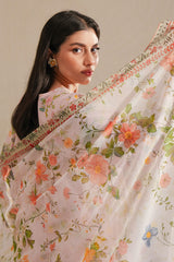 CORAL WAVE-3 PIECE PRINTED LAWN SUIT