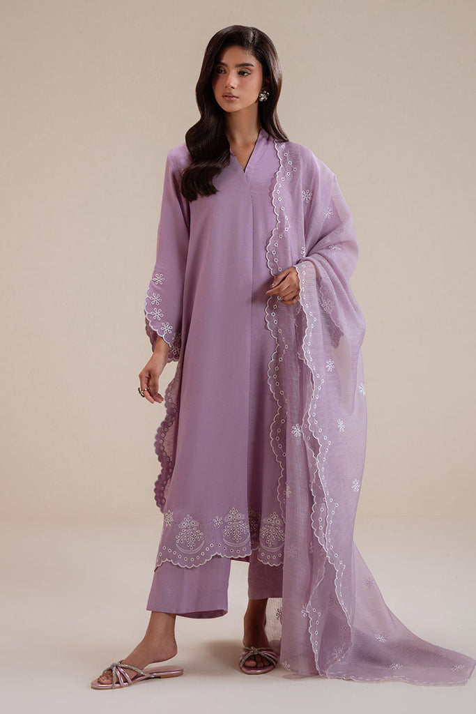 LAVENDER REEF-3PC (SHIRT, TROUSER & DUPATTA)
