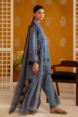 BERYL DUSK-3PC CHIKANKARI SUIT