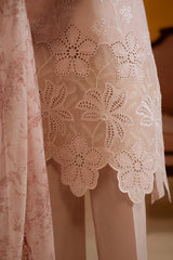 ROSE LUSTER-3PC CHIKANKARI SUIT