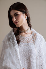 MOONLIT MIST-4PC CHIFFON EMBROIDERED SUIT