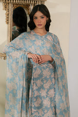 DUSK BLOOM- 3PC EMBROIDERED LAWN SUIT