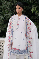 DEW WHISPER- 3PC EMBROIDERED LAWN SUIT