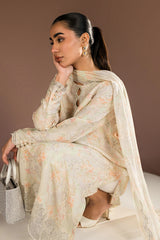 VANILLA BLOOM-2PC (SHIRT & DUPATTA)