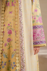 PASTEL BLOOM-3 PIECE PRINTED LAWN SUIT