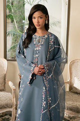 VIVID VISTA-3PC (SHIRT, TROUSER & DUPATTA)