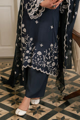 CERULEAN STITCH-3PC (SHIRT, TROUSER & DUPATTA)