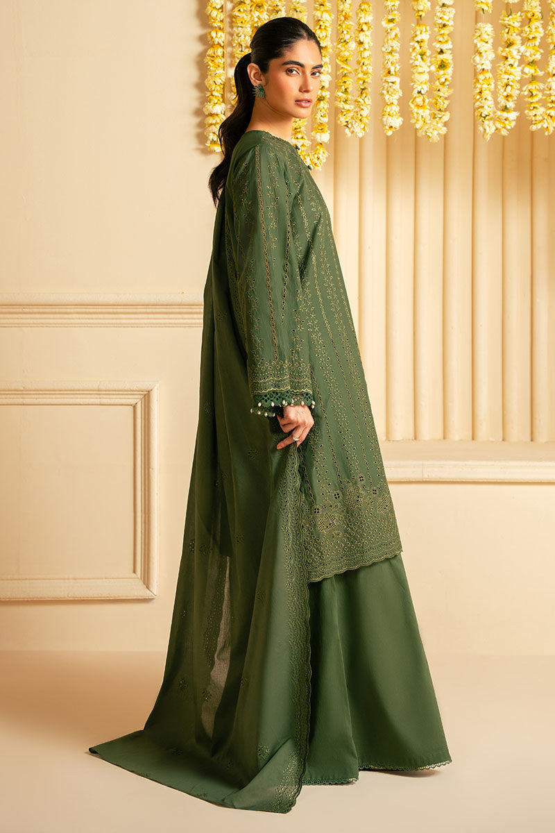 Mystic Veil 3-Pc Chikankari Suit
