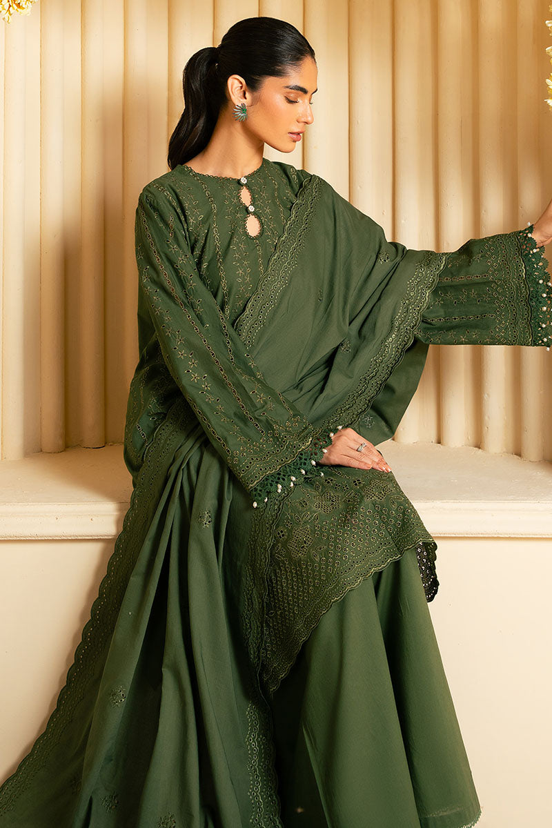 Mystic Veil 3-Pc Chikankari Suit