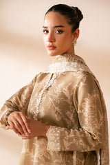 SMOKE GREEN-2PC (SHIRT & DUPATTA)