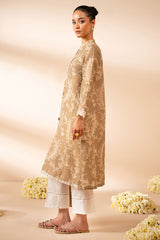 SMOKE GREEN-2PC (SHIRT & DUPATTA)