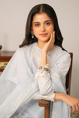 FLORET GLOW-3 PC (SHIRT, DUPATTA & TROUSER)