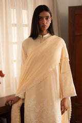 FRENCH GLOW- 3PC EMBROIDERED LAWN SUIT