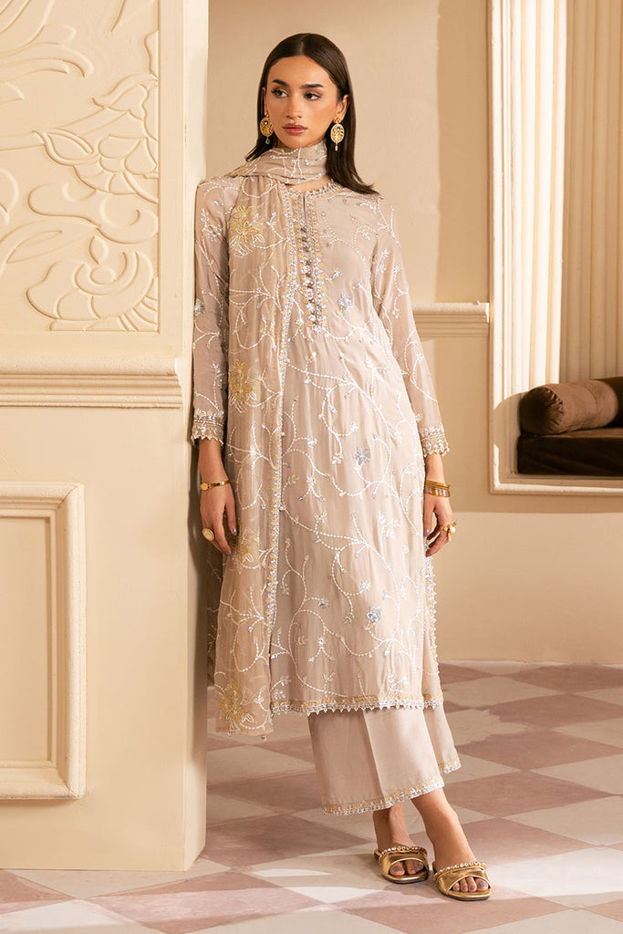 GOLD MUSE-3PC (SHIRT, TROUSER & DUPATTA)
