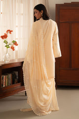 FRENCH GLOW- 3PC EMBROIDERED LAWN SUIT