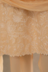 FRENCH GLOW- 3PC EMBROIDERED LAWN SUIT