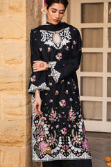VINTAGE ROSE-3 PC EMBROIDERED LAWN SUIT