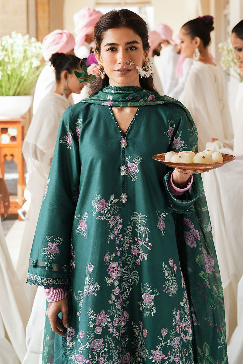 LAUREL GREEN-3 PC EMBROIDERED LAWN SUIT LAUREL GREEN-3 PC EMBROIDERED LAWN SUIT