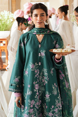 LAUREL GREEN-3PC (SHIRT, TROUSER & DUPATTA)