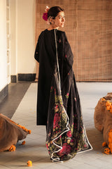 VINTAGE ROSE-3 PC EMBROIDERED LAWN SUIT
