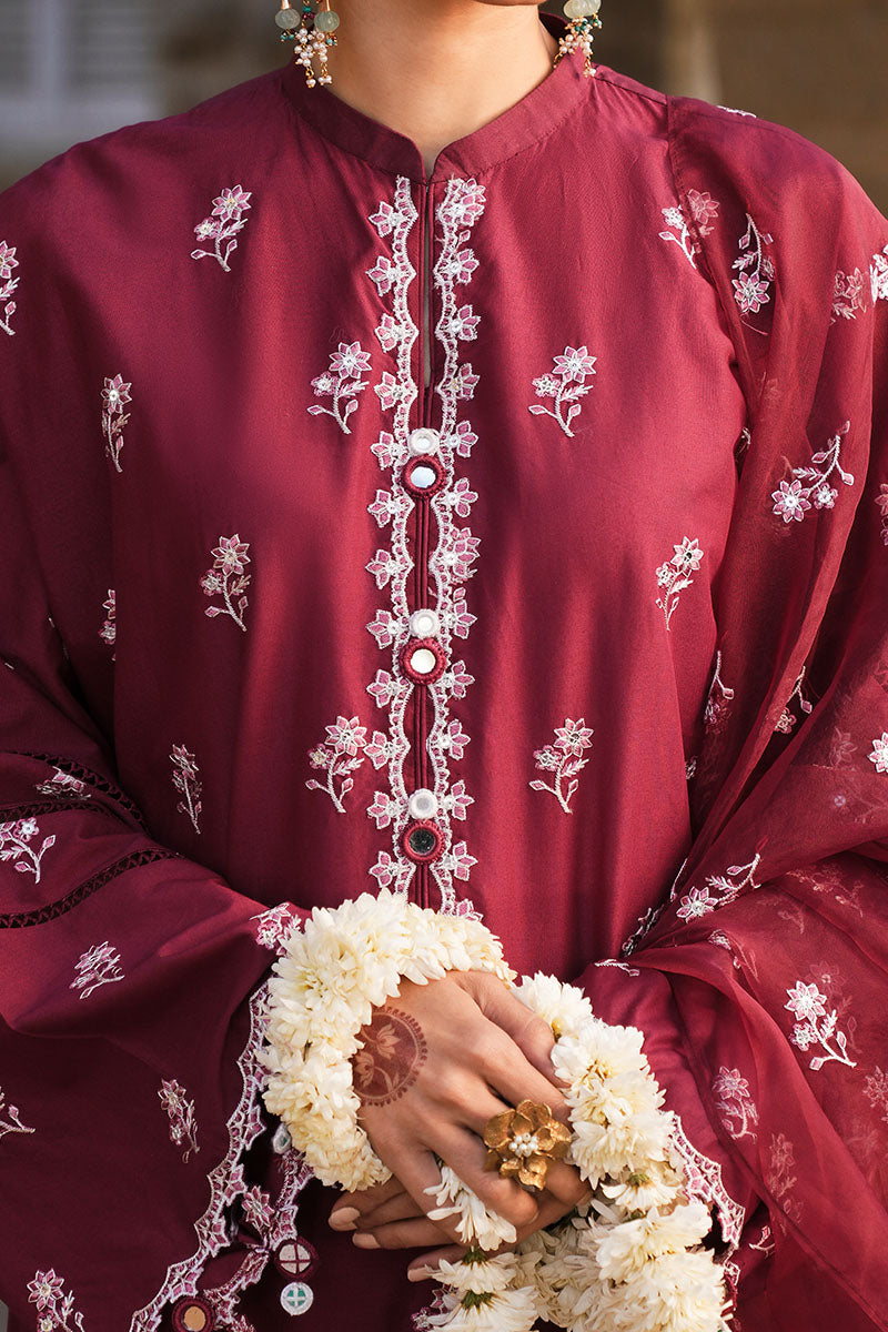 RUBY ROUGE-3PC (SHIRT, TROUSER & DUPATTA)