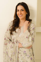 FLORAL FUSION-2PC (SHIRT & DUPATTA)