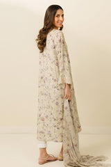 FLORAL FUSION-2PC (SHIRT & DUPATTA)