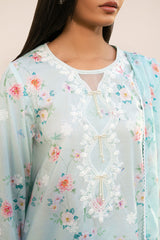 AQUA DEW-3PC (SHIRT, TROUSER & DUPATTA)