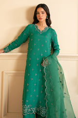 MEADOW FUSION-3PC (SHIRT, TROUSER & DUPATTA)